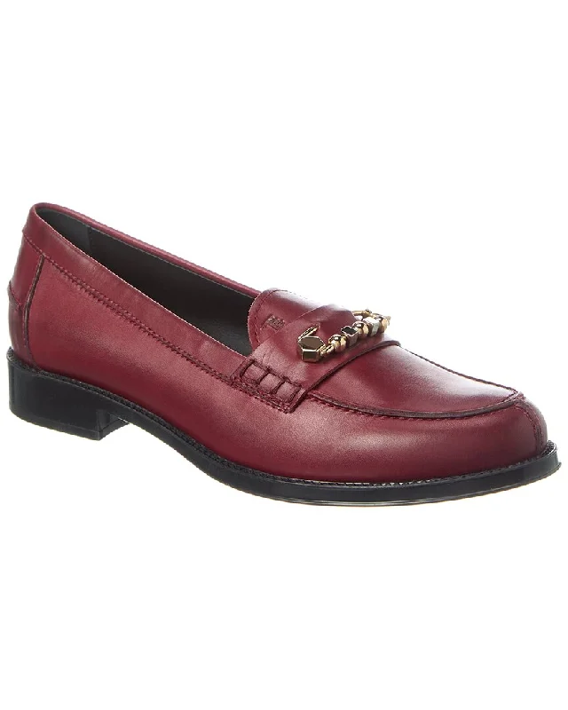 TOD’s Double T Leather Loafer