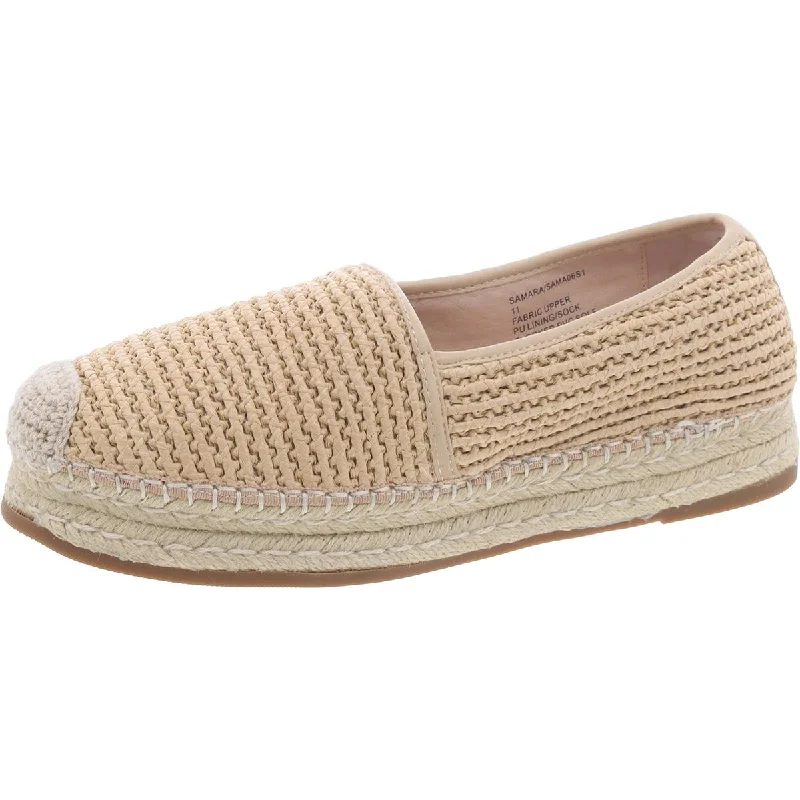 Samara Womens Slip On Round Toe Loafers