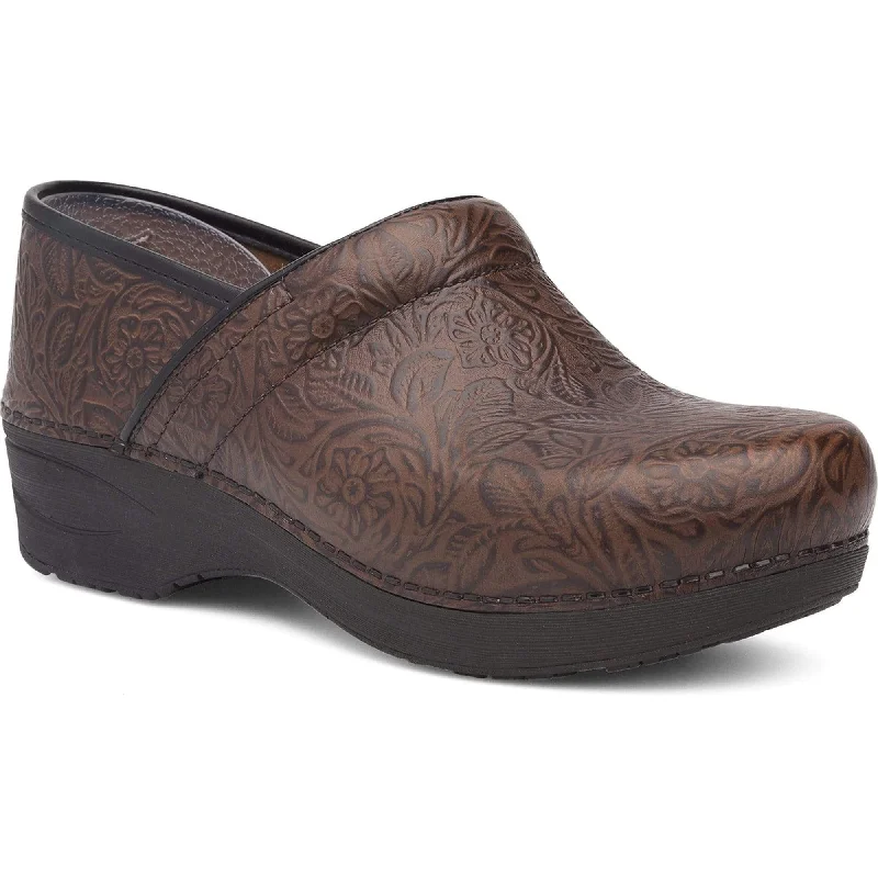 DANSKO XP 2.0 Floral Tooled Leather Clogs