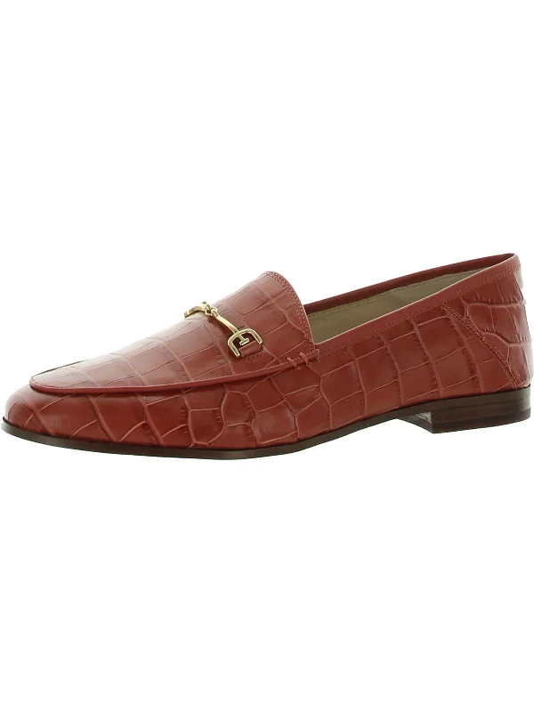 rose croc leather