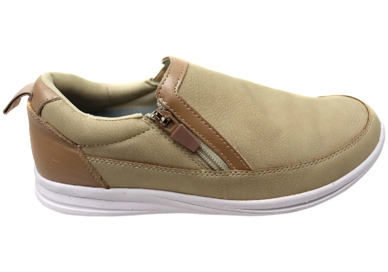 Homyped Journey Zip Womens Comfortable Supportive Casual Shoes