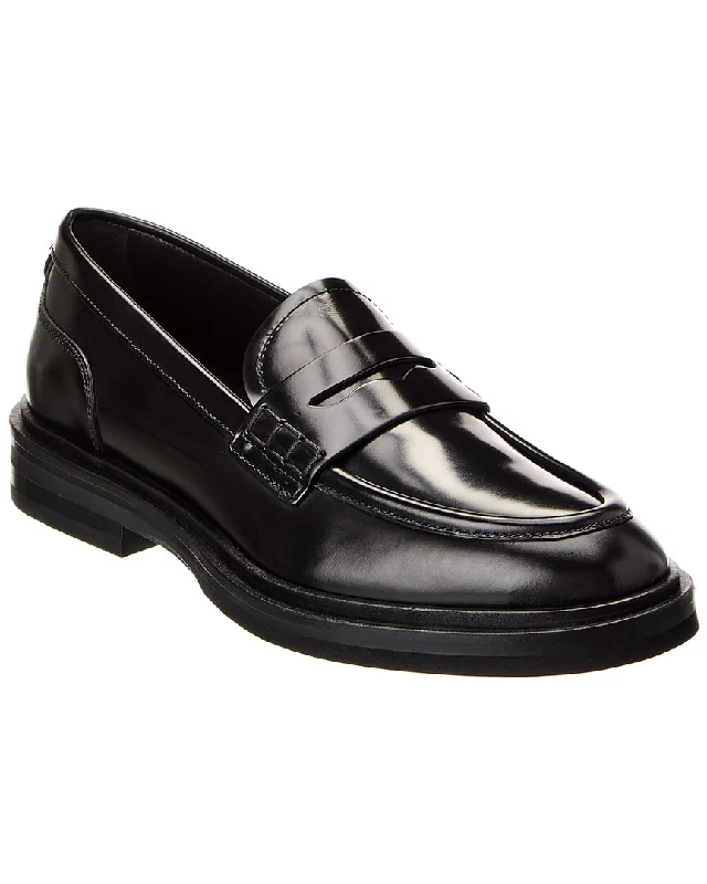 Dolce & Gabbana DG Logo Leather Loafer