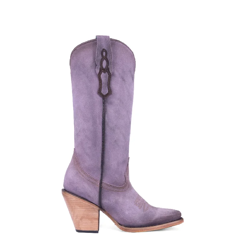 Corral Womens Z5204 Pointed Toe Lilac Lamb 13in Cowboy Boots