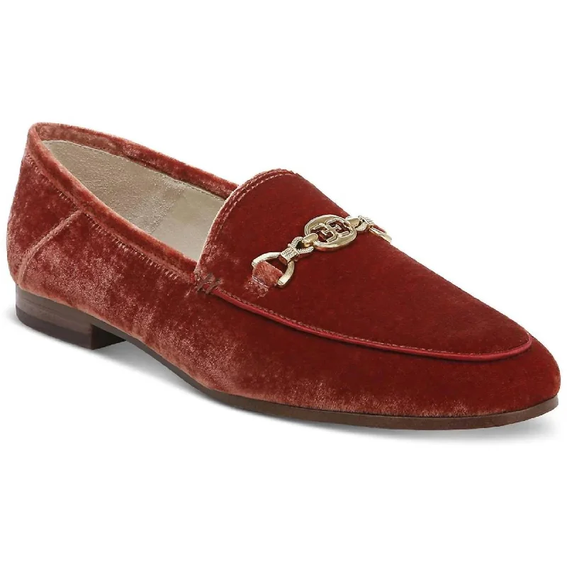 Loraine Prima Bit Loafer In Canyon Orange Velvet