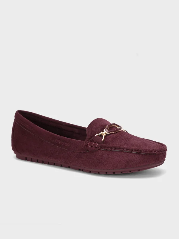 Womens "VIRAZ" Buckled Casual Moccasins