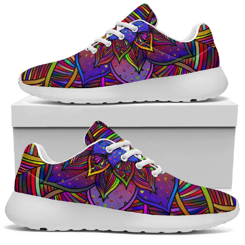 Colorful Mandala Sport Sneakers