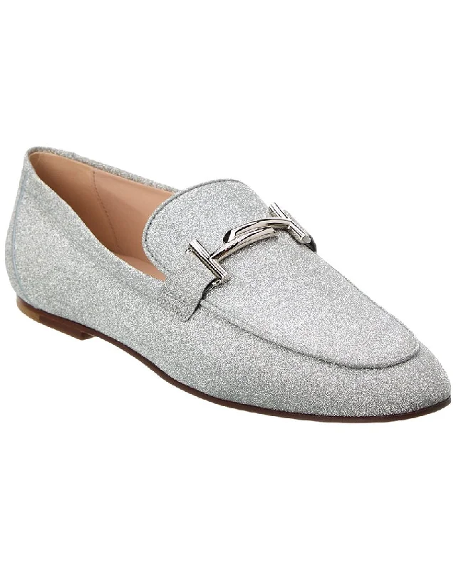 TOD’s Double T Glitter Loafer