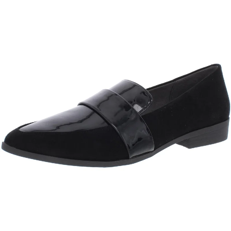 Agnes Womens Patent Slip On Loafers