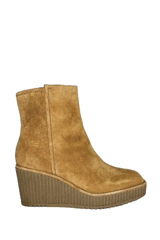 Claudia Wedge Boot - Honey