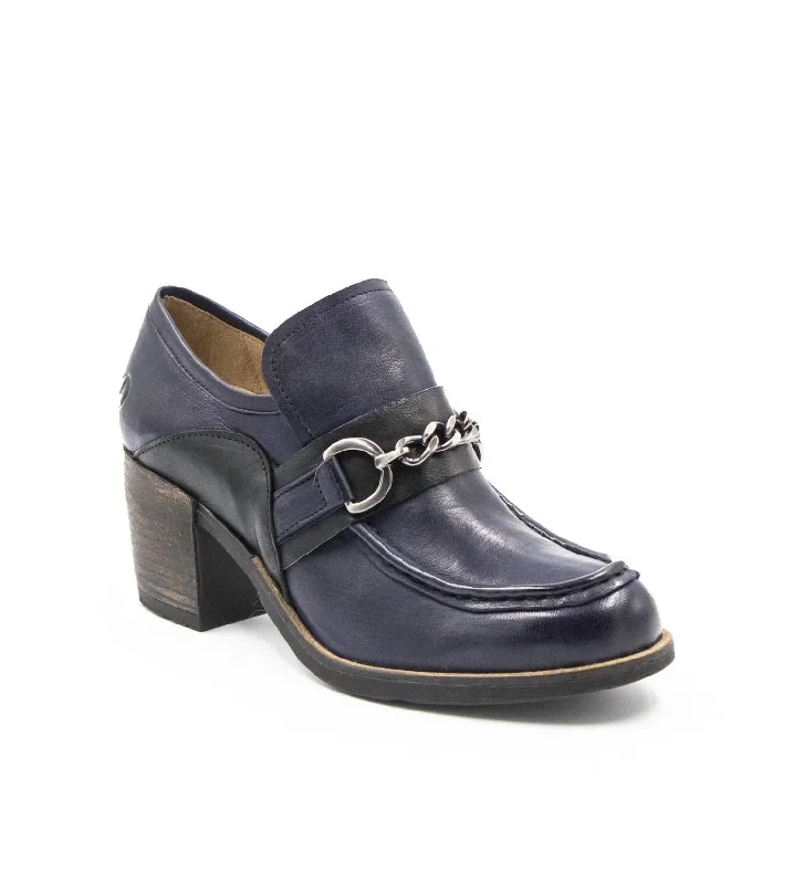 Women's Palmer Chain Loafer Shoes In Blue/black