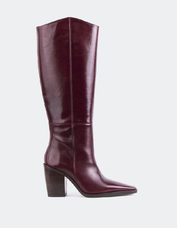 Melville Burgundy Leather