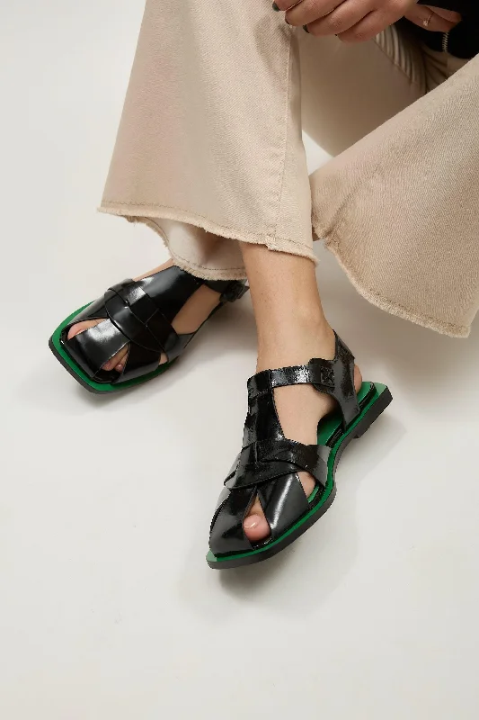 Eliana Black Sandals