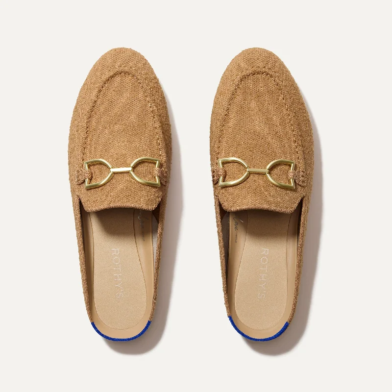 The Double Bit Loafer Mule - Wren Bouclé