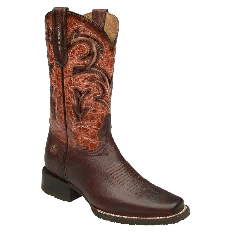 Rio Grande Men's Western Boot Welt Flex Sole Boston