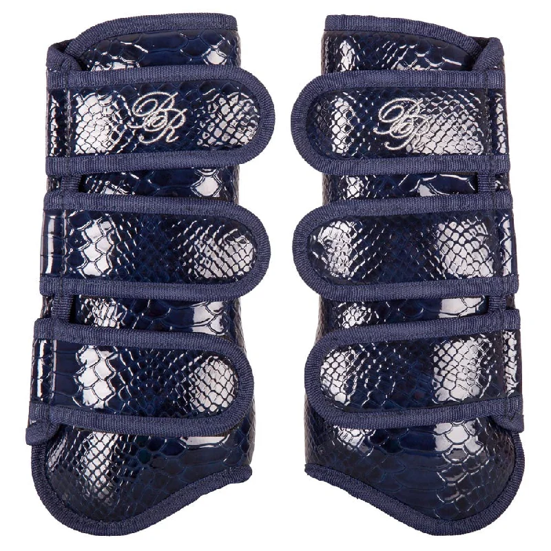 BR Equestrian Croco Lacquer Tendon Boots - Pro Max