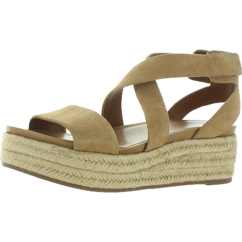 Franco Sarto Womens Tabatha Suede Sandals Espadrilles