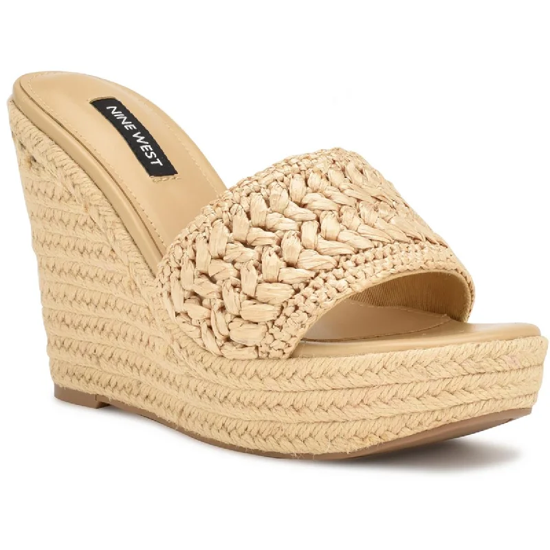 Nine West Womens Holand Slip On Open Toe Espadrilles