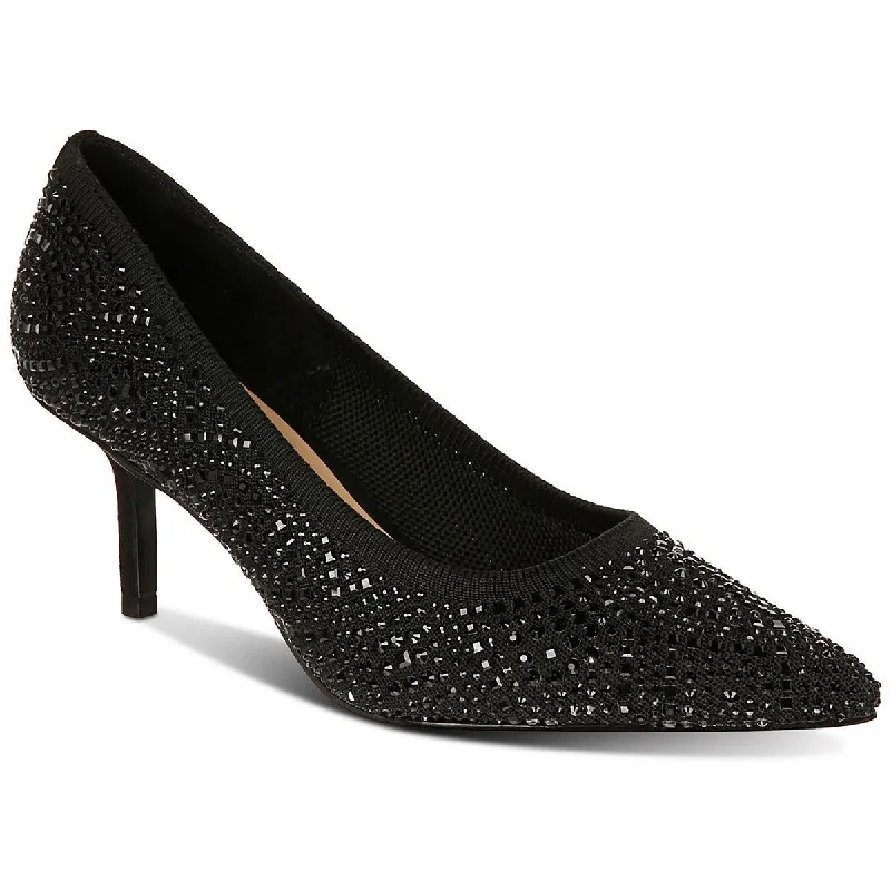 Thalia Sodi Womens Heathere Rhinestone Pointed Toe Pumps