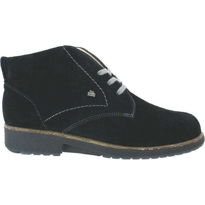 Women's Finn Comfort Cranston Black Suede