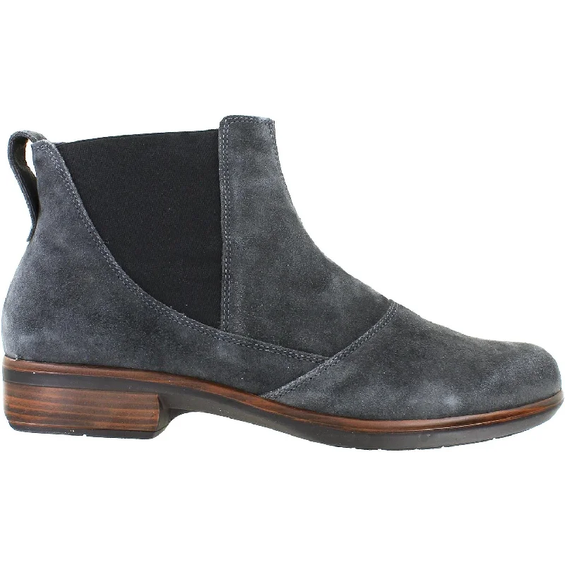 Women's Naot Ruzgar Oily Midnight Suede