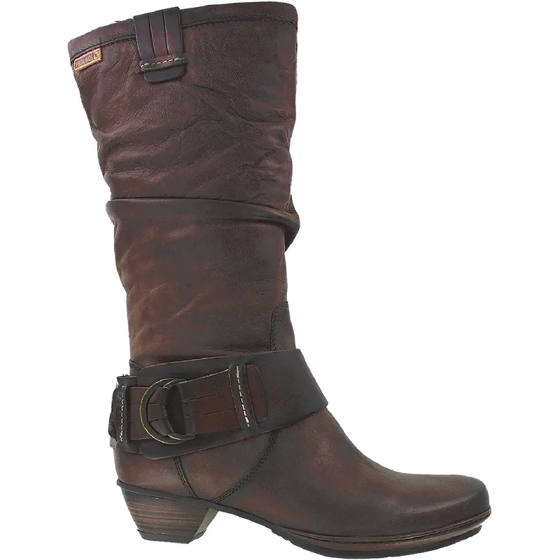 Women's Pikolinos Brujas 801-9514F Chocolate Leather