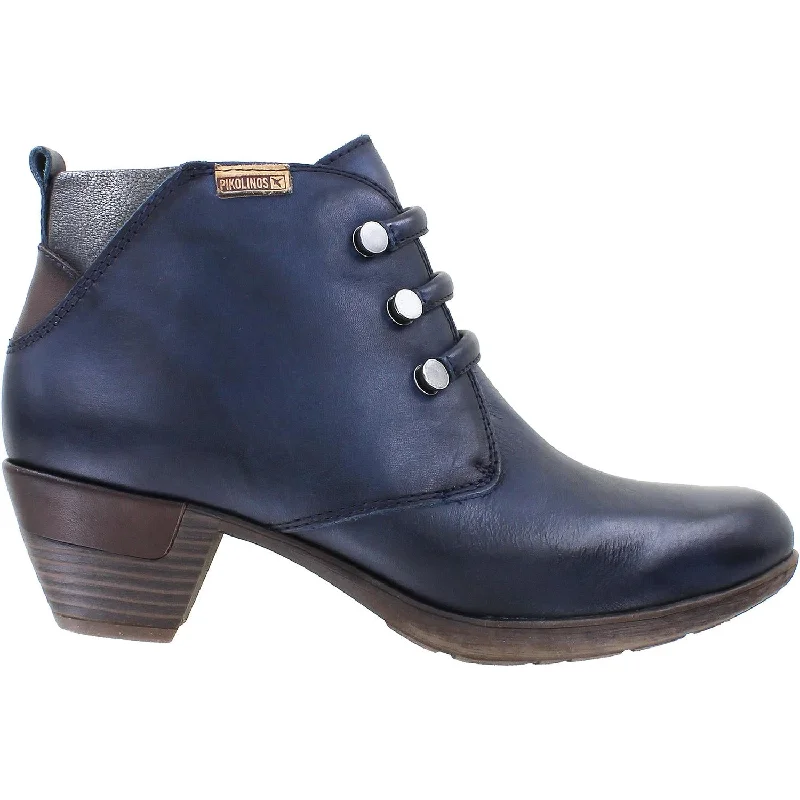 Women's Pikolinos Rotterdam 902-8746 Blue Leather