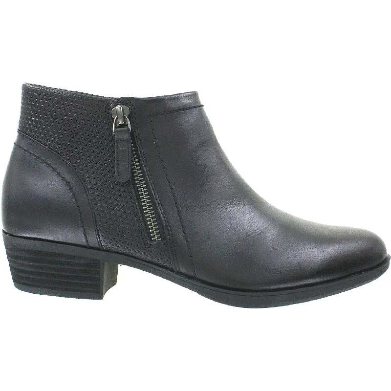 Women's Rockport Cobb Hill Oliana Panel Bootie Black Leather